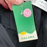 Halara  Black High Waist Wide Leg Button Fly Pants Size S Tall Photo 3