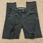 American Eagle Black Capri Jeggings Photo 2