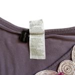 Maternity Sleeveless Dress Sz L Lilac Draped V Photo 5