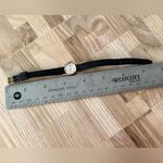 Bulova Accutron Rare Vintage Ladies Watch Gold Filled Case White Dial Leather Photo 12