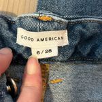 Good American  Good Waist Split Pocket Jeans - size 6/28 Photo 4