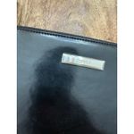 Esprit Women's Black Patent Leather Shoulder Bag Y2K 90s 2000s purse Photo 2