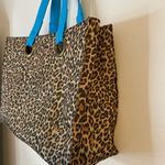 Premier Designs Leopard Print “Jewelry Diva “Tote Bag with Blue Accents Photo 8
