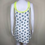 White Birch White‎ Birch White Floral Scoop Neck Cami w Neon Trim Photo 4