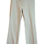 BCBGMAXAZRIA Wide Leg Beige Chino Dress Pants Mid Rise Stretch Size 10 Pockets Photo 0