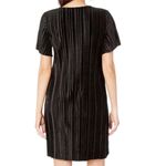 Like New Lilla P Flutter Sleeve Pleated
Velour Dress Black Size Small Photo 2