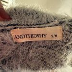 Andthewhy  Black and White Spotted Oversized Sweater Photo 3