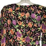 AFRM Women's XS Floral Blouse with Ruffle Accents Long Sleeve Pink Photo 13