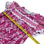 Sail To Sable NEW  Sunburst Pink Ruffle Ric Rac Summer Garden Party Dress Size XS Photo 8