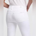 7 For All Mankind  White Distressed Women’s Pants Photo 1