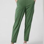 Athleta  Vineyard Green Brooklyn Ankle Pant Pull On Pockets Stretch Photo 0