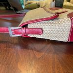 Ratan Vintage Red and Tan Purse Photo 5