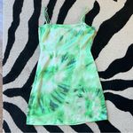 Nasty Gal  Green Tie Dye Mini Dress Photo 7