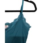 Victoria's Secret  Angels Y2K lace trim camo teal blue size large 2007 Photo 1