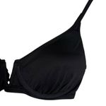 Anne cole  V-Wire Black Bikini Swimsuit Top Size 34C/36B Photo 4