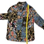 ZARA  Patchwork Floral Blouse – Mixed-Print Button Front, Size S Photo 4