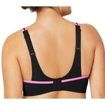 Glamorise No Bounce Cami Wire Free Sports Bra 1066 Black Pink 48F Size undefined Photo 8