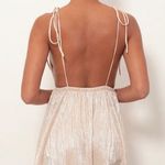 Lucy in the Sky Champagne Mini Dress Photo 1