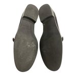 Etienne Aigner Black Leather Loafers with Silver Buckle Detail Women’s Size 8N Photo 7