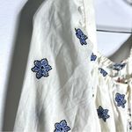 NEW Ciao Lucia Bellissa Top Embroidered Sz S Blue Photo 3