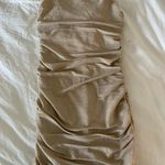 Gold Glitter Bodycon Mini Dress Photo 0