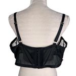 Torrid  Floral Embroidered Mesh Underwire Bra 4X 26 Black Fuchsia Photo 1