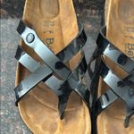 Betula by Birkenstock Vinha Black Patent Sandals L8 Size 8 Photo 5