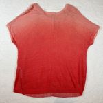 Chico's Coastal Open Knit Pullover Sweater Size 3 XL Pink Coral Ombre Dolman Photo 6