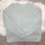 Vince Knit Sweater Womens Size 1X Mint Green Organic Cotton Winter Fuzzy Cozy Photo 1