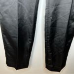 J.Crew  Collection Black Kate Satin Pants Size 12 Tall NWT Photo 3