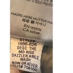 MOTHER The Mid Rise Dazzler Ankle Jeans Now Or Never Size 28 (29x23) Preppy Crop Blue Photo 2