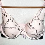 Victoria's Secret Victoria’s Secret Light Pink And Black T-Shirt Lightly Lined Demi Bra Photo 1
