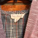 Hem & Thread  womens lace up lightweight hoodie red M Photo 2