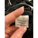 Satin Streetwear Luxe Black Wide Leg Track Pants Emmerson Lang Medium Photo 4