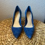 Jessica Simpson CHARIE Pointed Toe Blue Suede Stiletto Pumps Heels Size 7 Shoes Photo 6
