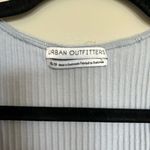 Urban Outfitters  Blue Ribbed Crop Tank Top Photo 1