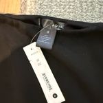 AQUA Black Mini A-Line Skirt for Work Photo 4