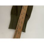 Army Green Satin Bomber Jacket Womens Size Medium Trucker Photo 13