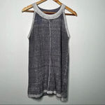 525 America  Blue Linen Blend Sleeveless Tunic Size Medium Photo 7