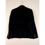 Vtg Stockton of Dallas Women's Black Velvet Blazer Jacket Size 10 Single Button Photo 1