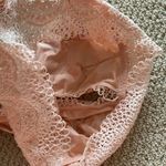 Victoria's Secret NEW Victoria’s Secret Pale Peach Lacy Long Line Bralette V-Back Light Small NWT Photo 5