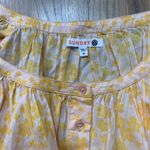 Sundry  ditsy puff sleeve blouse blush/mango 0 Photo 6