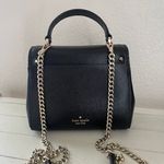 Kate Spade Black Leather Top Handle Satchel Purse Bag Crossbody Cheri Photo 1