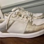 Cole Haan W28059 8.5B Gold/White Grand Metallic Trim Tennis Sneakers Photo 2