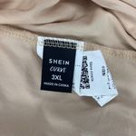 SheIn Womens  Summer Butterfly Tan Flower Graphic Short Sleeve T-Shirt Sz 3XL Photo 3