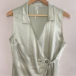 Anthropologie Iridescent Wrap Top, Small Photo 3