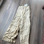 COS New  linen blend oversized beige overalls jumpsuit Photo 7