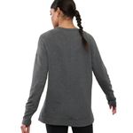 Athleta Womens Coaster Luxe Recover Sweatshirt Charcoal Grey Heather Size XS Photo 2