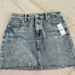 PacSun  Jean Mini Skirt Size 26 NWT Photo 0