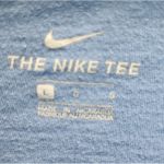 Nike Tee T Shirt Blue Pink Swoosh Logo Women's Size L Photo 3